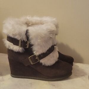 Caterpillar Wedge Boots